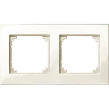Merten 515244 Rahmen M-PLAN 2-fach System M cremeweiß glänzend