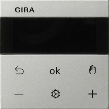 Gira 5393600 System 55 Raumtemperaturregler S3000 RTR Display, edelstahl