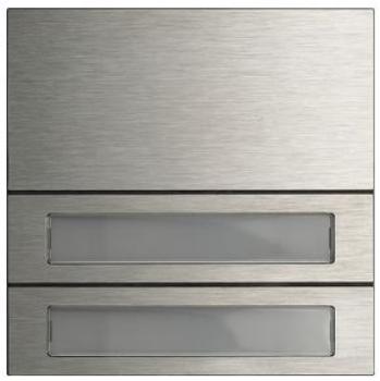Gira 5532920 System 106 Ruftastenmodul 2-fach Edelstahl