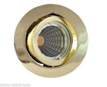 Deckeneinbaustrahler Rutec 5537 Farbe: Gold , Alu-Druckguss / ohne Lampe