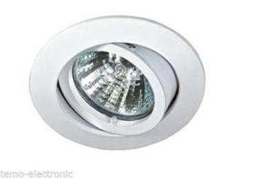 Deckeneinbaustrahler Rutec 5537 Farbe: Weiss , Alu-Druckguss / ohne Lampe