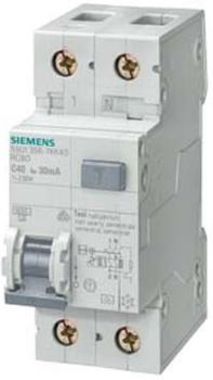 Siemens 5SU1356-7KK13 FI/LS-Schalter C13/0,03A 6kA 1polig+N Typ A