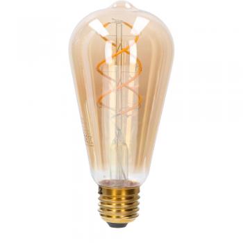 1 STÜCK (VPE) SHADA LED Classic E27 250lm 5W, extra-warmweiss 1800K, ST64 gold, dimmbar, EEC: A (0600474_01)