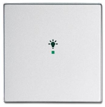Busch-Jaeger 6231-10-83 Busch-free@home Wippe future® linear 1-fach, mit Symbol "Licht" alusilber