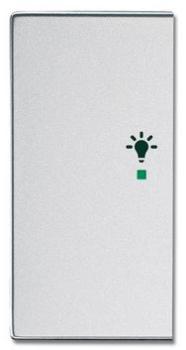 Busch-Jaeger 6231-21-83 Busch-free@home Wippe future® linear 2-fach links, mit Symbol "Licht" alusilber