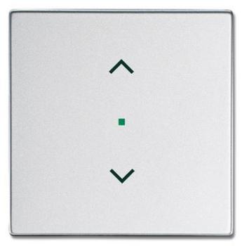 Busch-Jäger 6232-10-83 Busch-free@home Wippe future® linear 1-fach, mit Symbol "Jalousie" alusilber