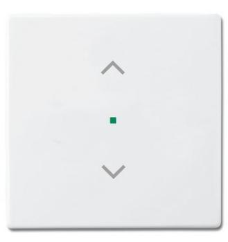 Busch-Jaeger 6232-10-84 Busch-free@home Wippe future® linear 1-fach, mit Symbol "Jalousie" studioweiß