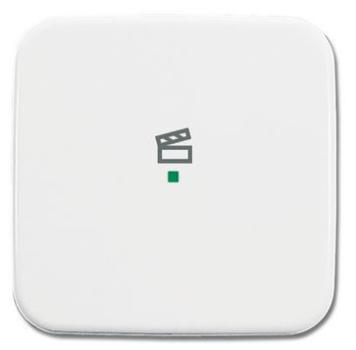 Busch-Jaeger 6233-10-214 Busch-free@home Wippe Reflex SI 1-fach, mit Symbol "Szene" alpinweiß