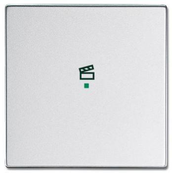 Busch-Jaeger 6233-10-83 Busch-free@home Wippe future® linear 1-fach, mit Symbol "Szene" alusilber