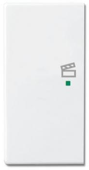 Busch-Jaeger 6233-21-84 Busch-free@home Wippe future® linear 2-fach links, mit Symbol "Szene" studioweiß