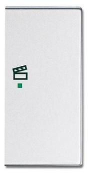 Busch-Jaeger 6233-22-83 Busch-free@home Wippe future® linear 2-fach rechts, mit Symbol "Szene" alusilber