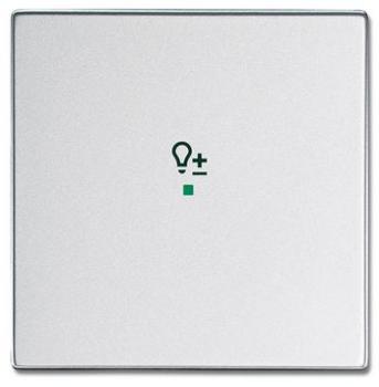 Busch-Jäger 6234-10-83 Busch-free@home Wippe future® linear 1-fach, mit Symbol "Dimmer" alusilber