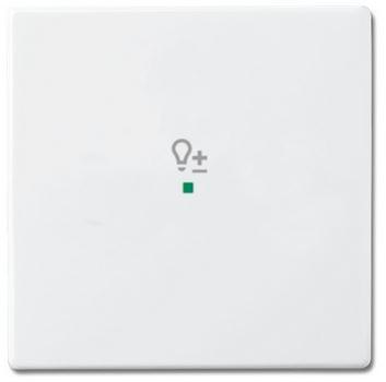 Busch-Jäger 6234-10-84 Busch-free@home Wippe future® linear 1-fach, mit Symbol "Dimmer" studioweiß