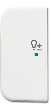 Busch-Jaeger 6234-21-214 Busch-free@home Wippe Reflex SI 2-fach links, mit Symbol "Dimmer" alpinweiß