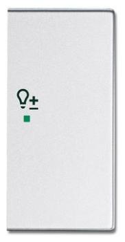 Busch-Jaeger 6234-22-83 Busch-free@home Wippe future® linear 2-fach rechts, mit Symbol "Dimmer" alusilber