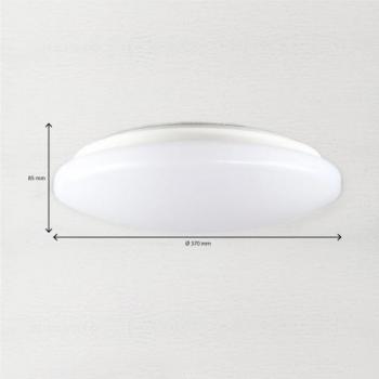 SHADA LED Deckenleuchte 18W 1900lm 4000K neutralweiss, Ø 370mm, IP44, EEC: F (0800595)