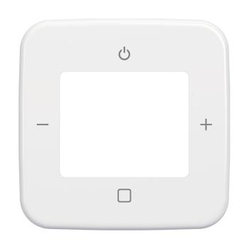 Busch-Jaeger 8252-214-101 Reflex Si Zentralscheibe für Digital- u. WLAN-Radio alpinweiss