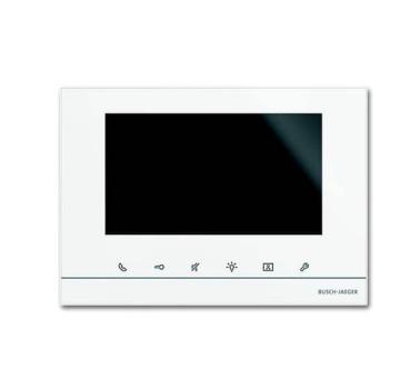 Busch-Jäger 83221 AP-611 Busch-free@homePanel 7" Innenstation Video mit 17,8 cm (7") Touch-Display Busch-free@home weiß