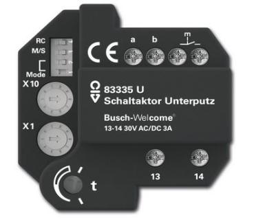 Busch-Jaeger 83335 U Türkommunikation Schaltaktor Unterputz zur Montage in Unterputzdose