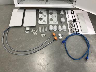 Zählerschrank ABB DA27CB Striebel&John 1x Zählerfeld 3.HZ + Verteilerfeld mit APZ