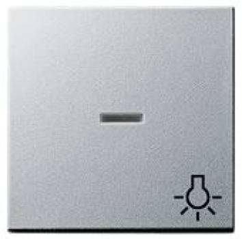 Gira 067426 System 55 Kontrollwippe und Symbol Licht Farbe Aluminium lackiert ***RESTPOSTEN***