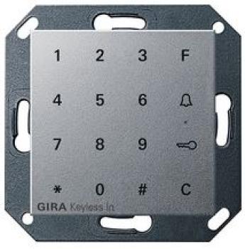 Gira 260526 System 55 Keyless In Codetastatur Farbe Aluminium