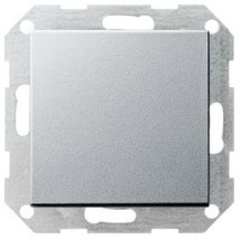 Gira 012726 System 55 Tastschalter mit Wippe Kreuzschalter Farbe Aluminium lackiert ***RESTPOSTEN***