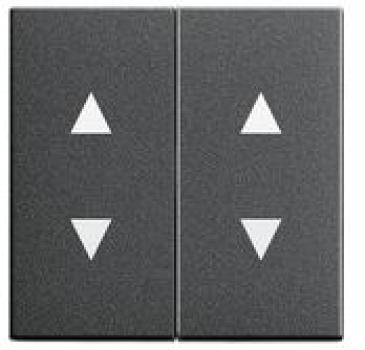 Gira 115028 System 55 Wippen mit Pfeilsymbolen Anthrazit ***RESTPOSTEN***