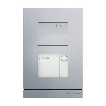 Busch-Jaeger Busch-Welcome 2-Draht Audio Aussenstation 1-fach Farbe: aluminium (A21051P1-A-03)