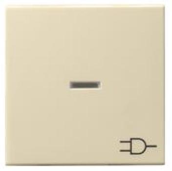 Gira 020901 System 55 Kontrollwippe und Symbol Steckdose Cremeweiß glänzend ***RESTPOSTEN***
