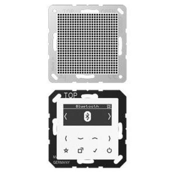 Jung DABA1BTWW Smart Radio DAB+ mit Bluetooth-Set Mono, AS500 alpinweiss
