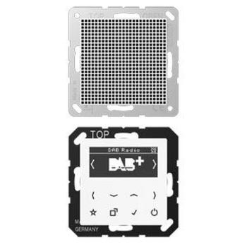 Jung DABA1WW Smart Radio DAB+ Set Mono, AS500 alpinweiss