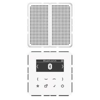 Jung DABCD1BTWW Smart Radio DAB+ mit Bluetooth-Set Mono, alpinweiss