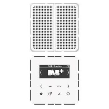 Jung DABCD1WW Smart Radio DAB+ Set Mono, alpinweiss