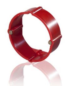 50 STÜCK (VPE) F-Tronic Putzausgleichsring für Abzweigdose, Tiefe: 24mm, rot, Schraubabstand 70mm, E133 (7390035)