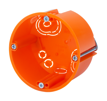 25 STÜCK (VPE) F-Tronic Hohlwand Gerätedose Höhe 47mm, Fräsloch 68mm E115 (7350163)