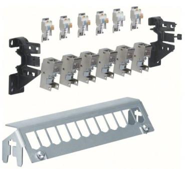 Hager Patch-Panel FZ12MM 12-fach mit 6x RJ-45-Modulen