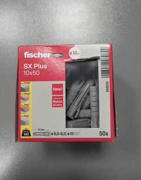 50 STÜCK (VPE) Fischer Spreizdübel SX Plus 10x50 mm Dübellänge (568010)