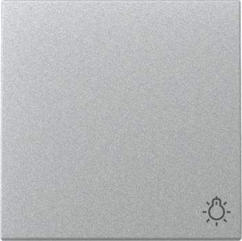 Gira 328526 System 55 Wippe mit Symbol Licht Farbe Aluminium lackiert