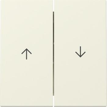Gira 329401 System 55 Jalousiewippen Cremeweiß glänzend
