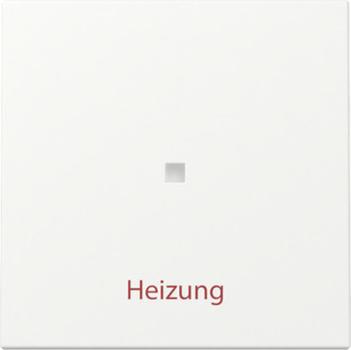 Gira 367827 System 55 Kontrollwippe mit Aufdruck Heizung Ein/Aus Reinweiß seidenmatt