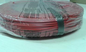 100 Meter H05V-K 1x0,75mm² mehrdrähtige Aderleitung, Farbe: Rot