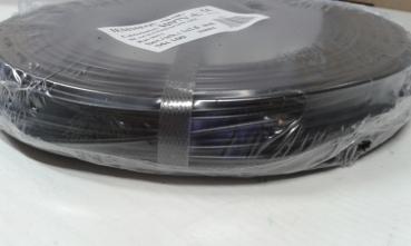 100 Meter H07V-K 1x1,5mm² mehrdrähtige Aderleitung, Farbe: Schwarz