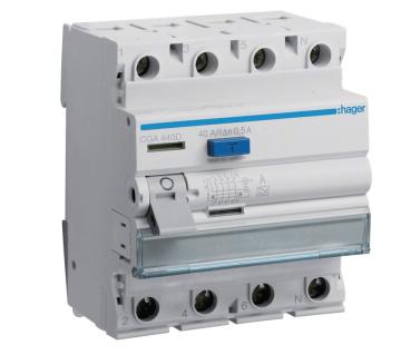 Hager FI-Schutzschalter CGA440D 40A 500mA