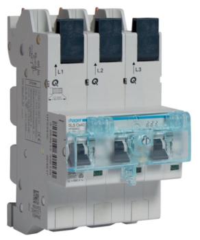 Hager HTS340C SLS Schalter 3 polig Cs-Charakteristik 40A für Sammelschiene QuickConnect