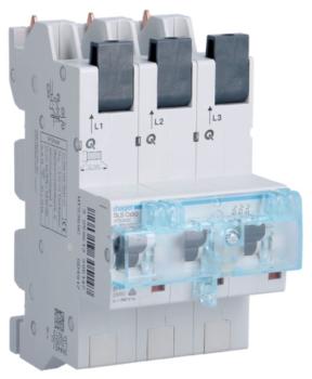 Hager HTS350C SLS Schalter 3 polig Cs-Charakteristik 50A für Sammelschiene QuickConnect