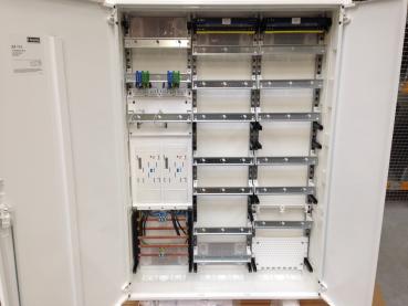 F-tronic Zählerschrank 2x eHZ Zählerfeld mit Datenschnittstelle + 1x Verteilerfeld + 1x Verteilerfeld mit APZ, 3-feldrig