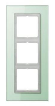 Jung LSP983GLAS Rahmen 3-fach Glas mattweiss LS plus ***RESTPOSTEN***