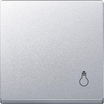 Merten MEG3302-0460 Wippe mit Aufdruck Licht System M aluminium edelmatt