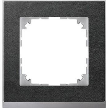 Merten MEG4010-3669 Rahmen Decor 1-fach System M Schiefer/aluminium ***RESTPOSTEN***